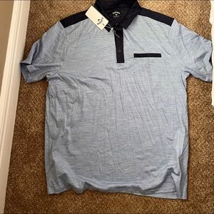 TAGS ON Callaway mens golf polo